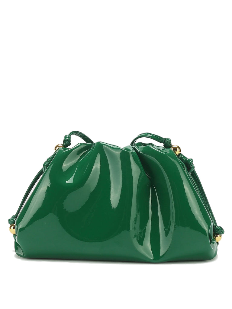Buy BOTTEGA VENETA Mini Pouch 20 in Basket-Weave Sling Bag, Green Color  Women