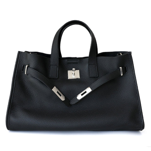 Top Handle Tote Bag Soft Leather Commuter Bag