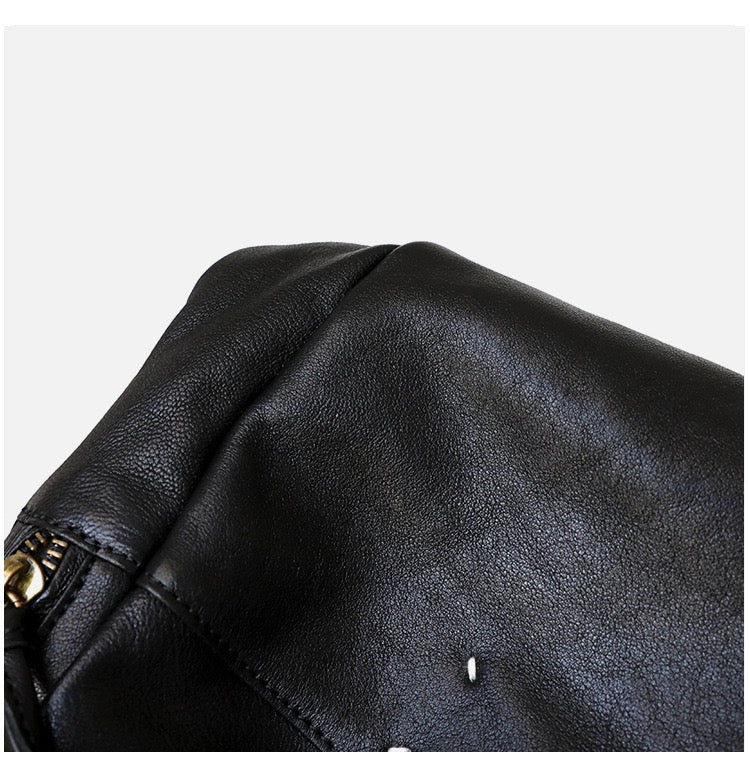 Lambskin Leather Pillow Bag