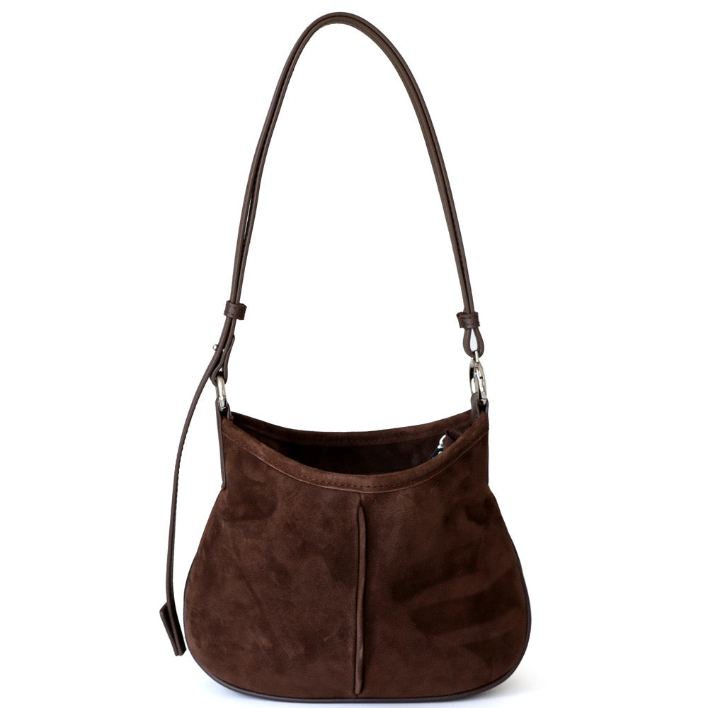 Suede Leather Shoulder Bag Hobo Bag