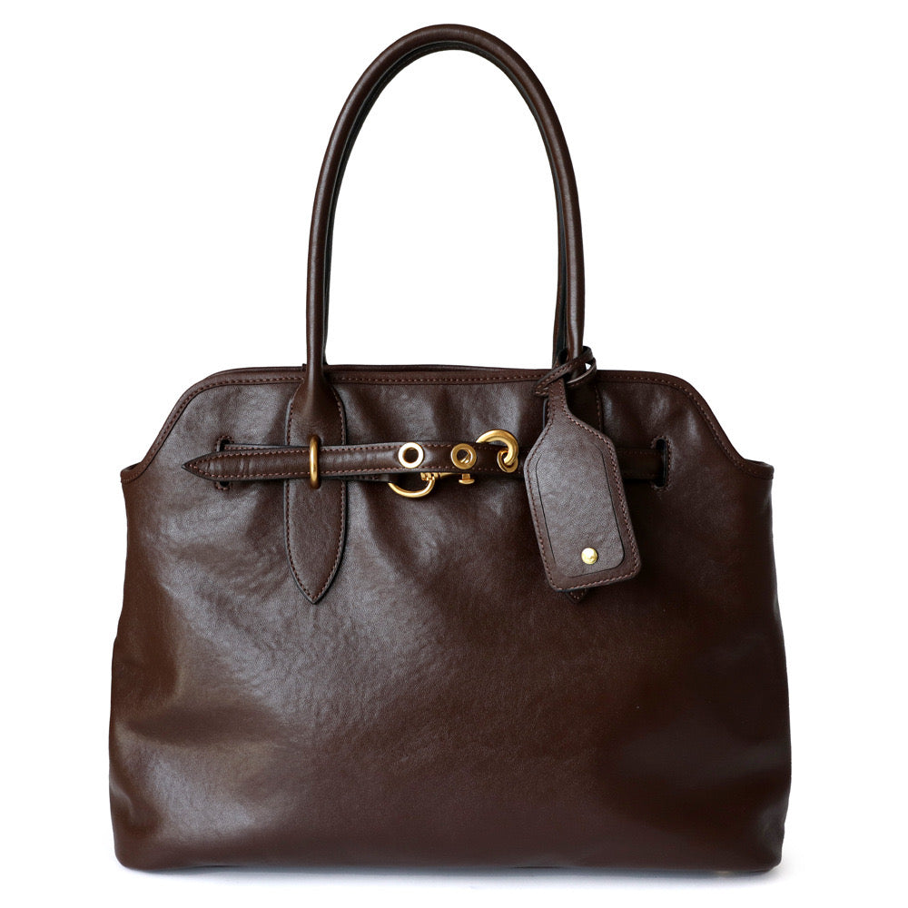 Top Handle Tote Bag Leather Commuter Bag