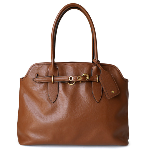 Top Handle Tote Bag Leather Commuter Bag