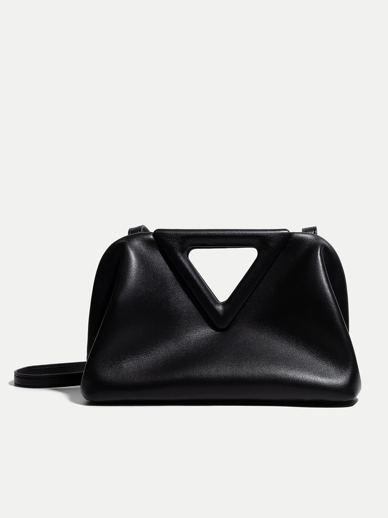 Prada - Women's Triangle Mini-Bag Shoulder Bag - White - Leather