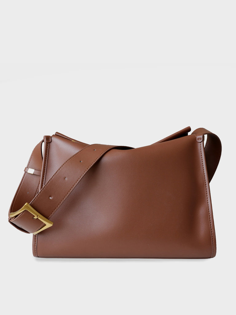 Women's Genuine Leather Minimal Baguette Bags